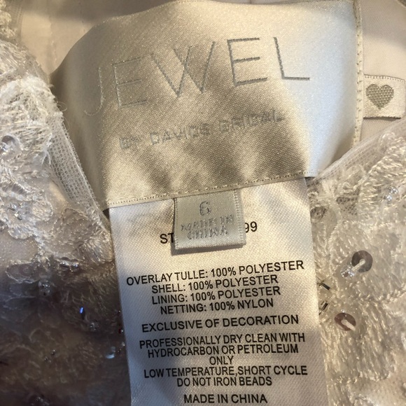 Jewel Lace Wedding Dress with Helter Neckline - Picture 6 of 11